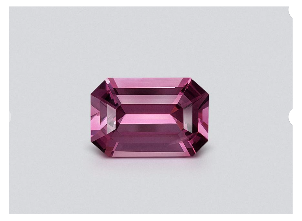 Burmese pink spinel