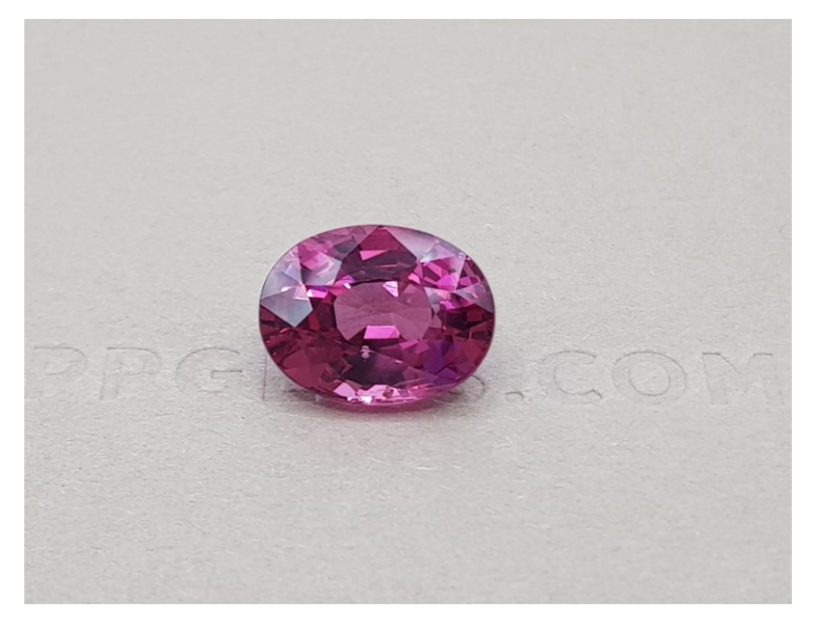 Purple pink spinel