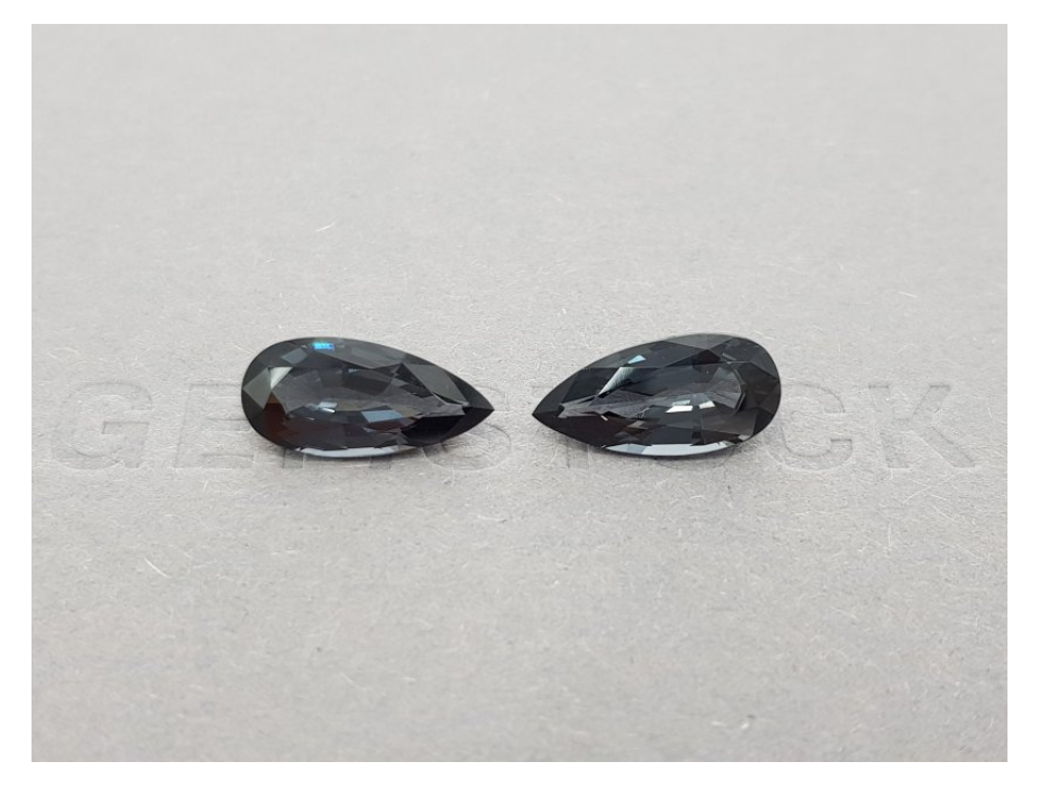 Steel Grey Spinels pair