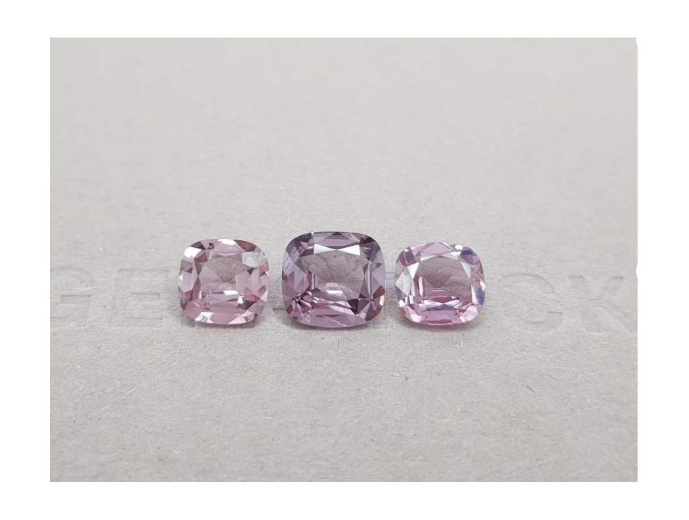 Lilac spinels set