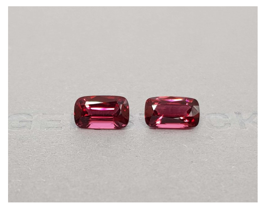 Red spinel pair