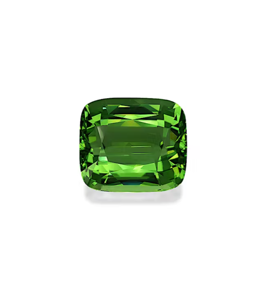 Vivid green peridot