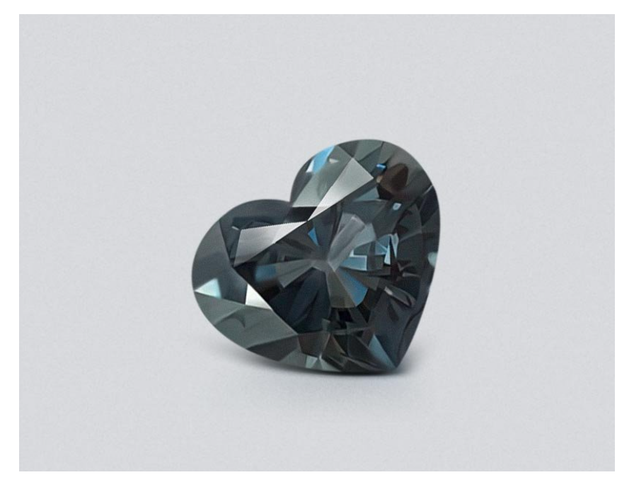 Bluish gray spinel
