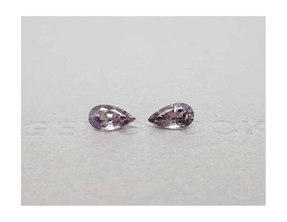 Mauve Spinels pair