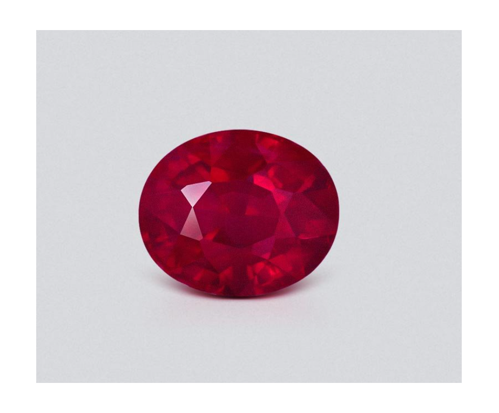 Pigeon's blood red ruby