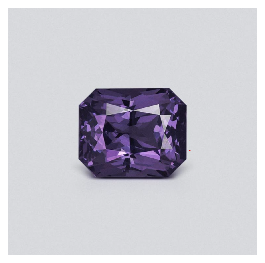 Vivid purple spinel