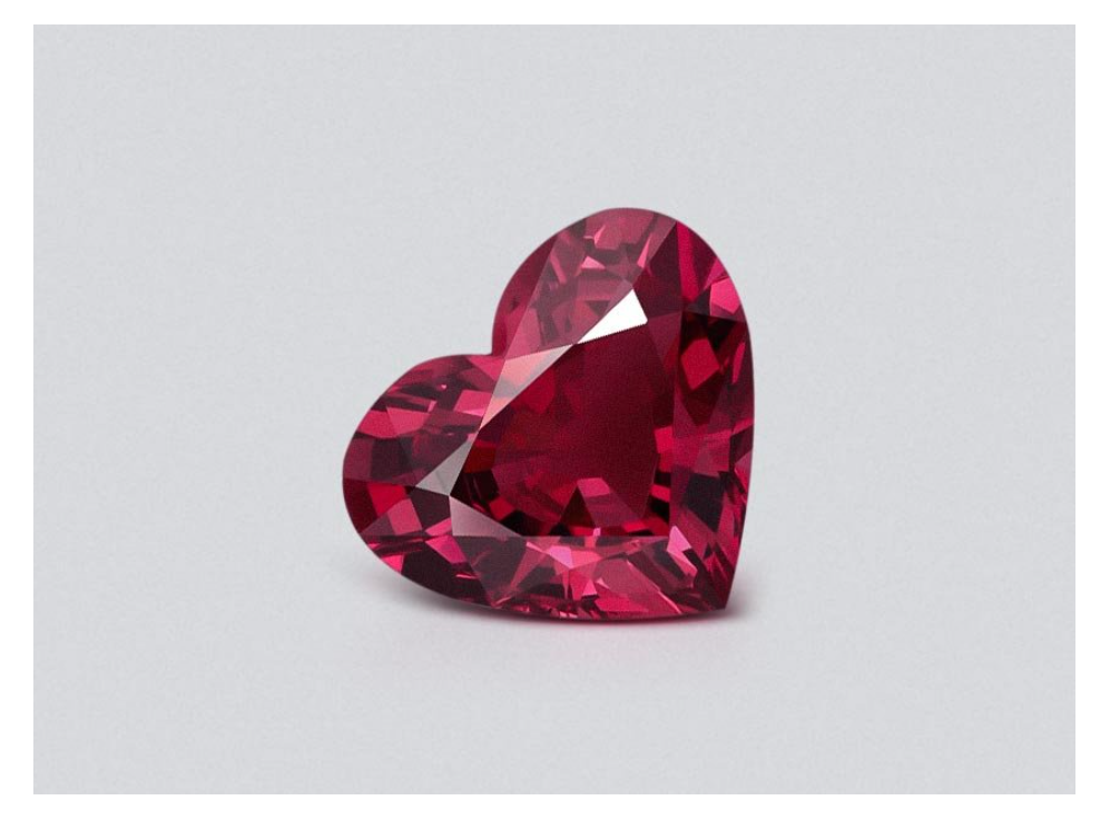 Vivid red spinel