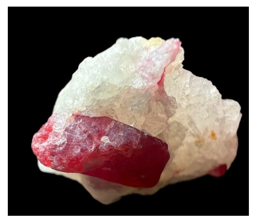 Natural Spinel in Matrix
